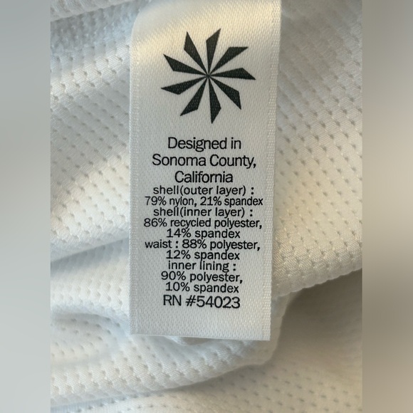 ATHLETA ‘Upbeat’ Mesh Overlay Tennis Skirt Skort - Picture 11 of 15